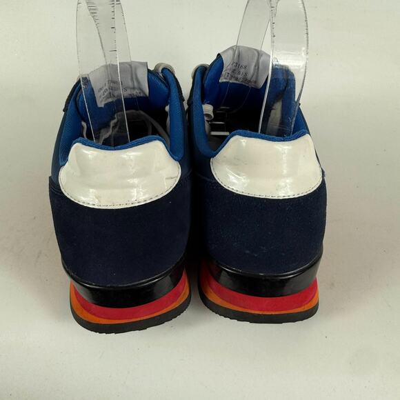 OPP France Athletic Shoes Women's 8 Blue Suede Lace-Up Low Top Running Sneakers - Picture 7 of 10